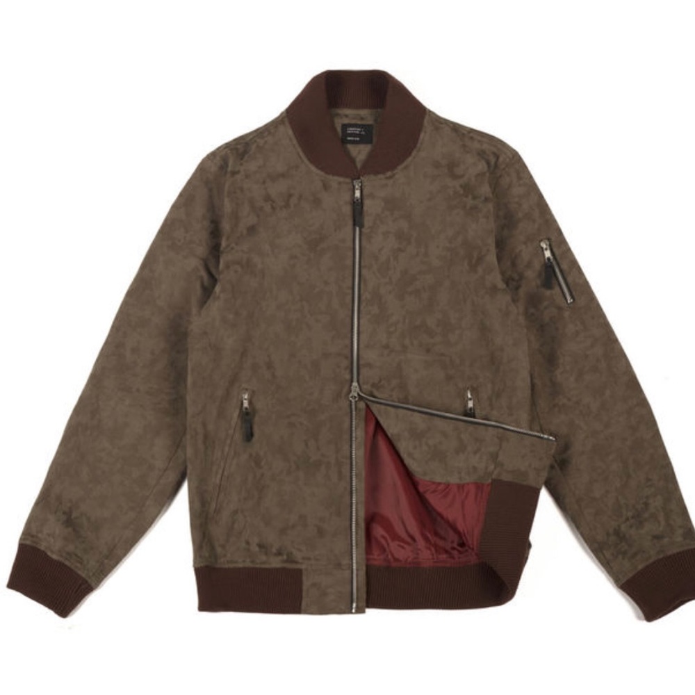 Jiberish - Green Bomber Jacket • Medium • NWOT